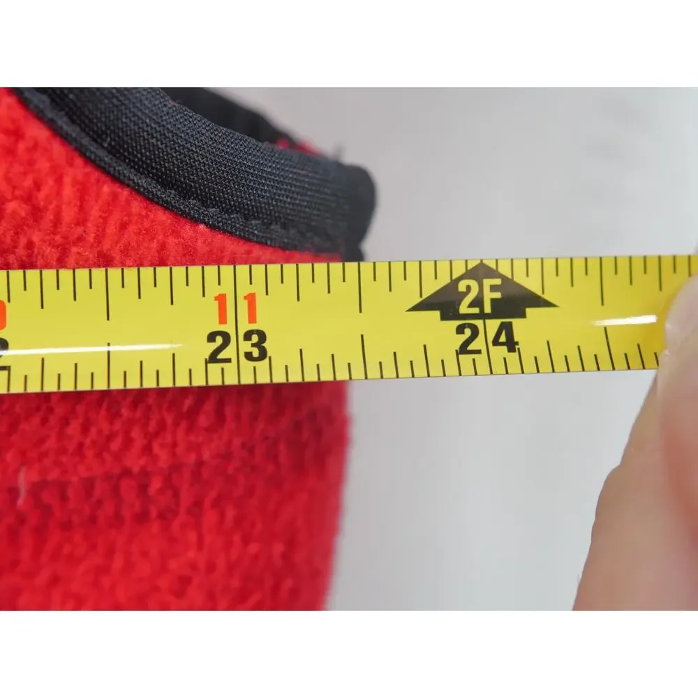 Vintage 90s The North Face Mens Red Fleece Full‎ Zip Vest Size XL
